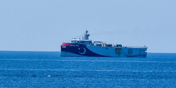 Oruç Reis Akdeniz açıklarında