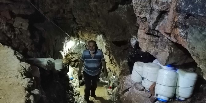 Konya'nın meşhur Kembos peyniri mağarada olgunlaşıyor