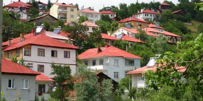 Karadeniz’in doğa ve mimarisini koruyan mahallesi görenleri hayran bırakıyor