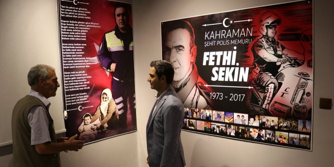 Şehit babasından oğlunun hatıralarının sergilendiği müzeye duygusal ziyaret