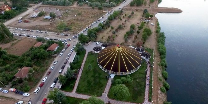 Bahşılı’da çadır düğün salonu hizmete girdi