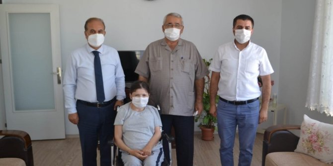 Özgürlüğe engelli rampası ile kavuştu