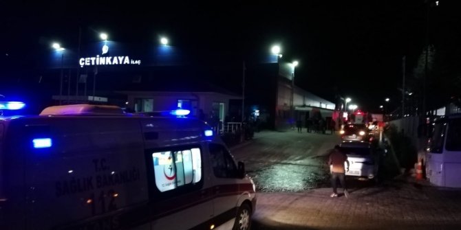 Bolu’da, Organize Sanayi Bölgesi’nde fabrikanın buhar kazanı patladı