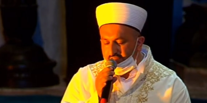 Ayasofya-i Kebir Cami-i Şerifi'nde program başladı