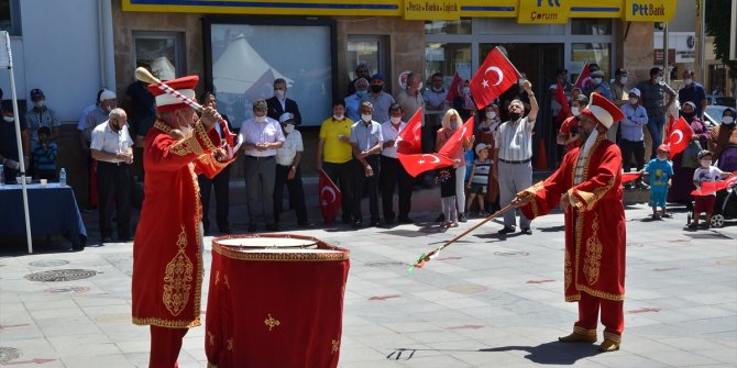 Çorum'da mehterli "Ayasofya" kutlaması