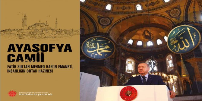 "Ayasofya Camii" kitabı açılışa gelenlere dağıtıldı