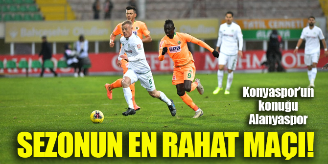 Konyaspor'un konuğu Alanyaspor