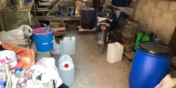 Adana’da 230 bin lira değerinde kaçak içki ele geçirildi