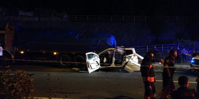 Trabzon’da trafik kazası: 4 ölü