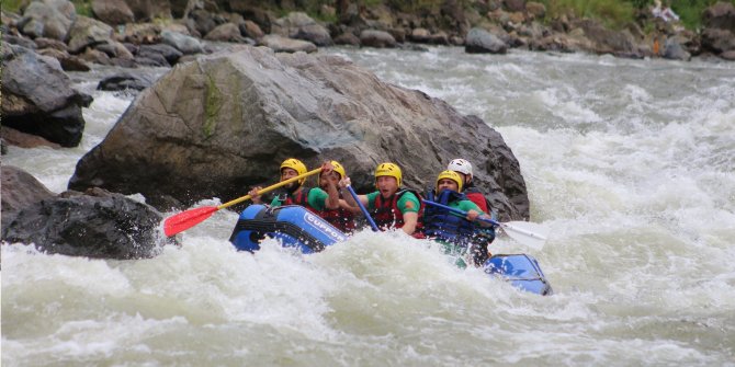 Fırtına Deresi'nde rafting heyecanı başladı