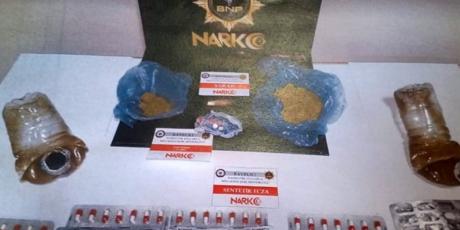 Bayburt’ta uyuşturucu operasyonu: 5 şüpheli yakalandı