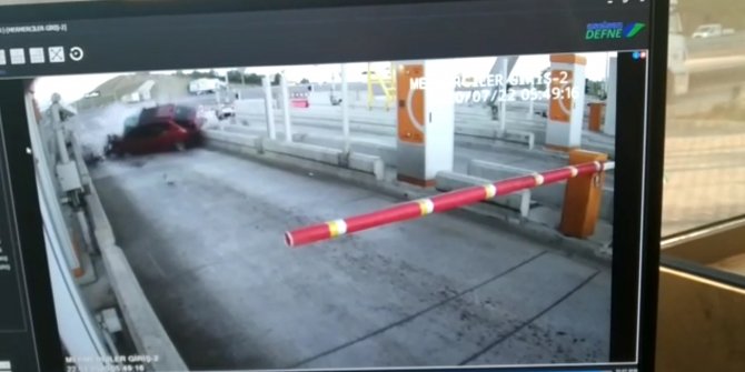 Uzman Onbaşı'nın hayatını kaybettiği kaza kamerada