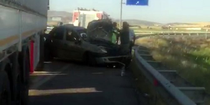 Sivas’ta trafik kazası:3 yaralı