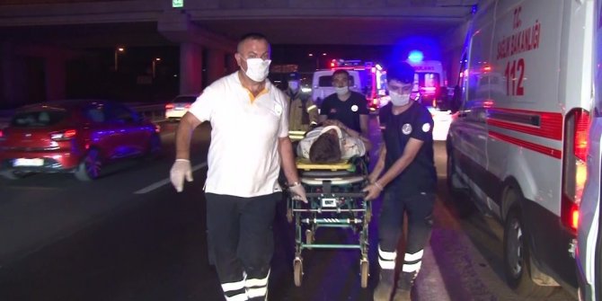 Tem otoyolunda feci kaza: 1 ölü, 6 yaralı