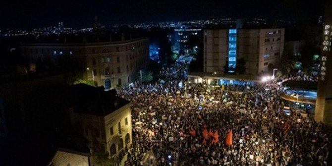 İsrail polisi protestoculara yeniden müdahale etti