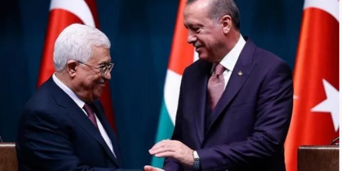 Cumhurbaşkanı Erdoğan, Mahmud Abbas ile görüştü