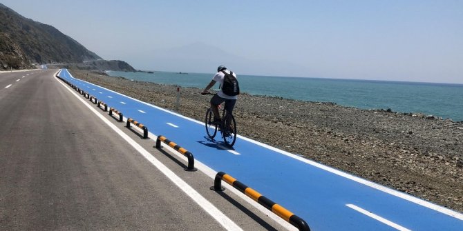 Dünyanın en uzun bisiklet yolu bisikletçilerin gözdesi oldu