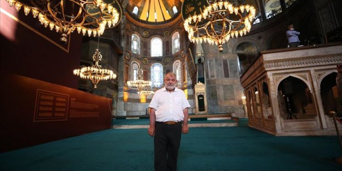 Almanya'daki Ayasofya Camisi'ni açan gurbetçinin Ayasofya-i Kebir Cami-i Şerifi mutluluğu