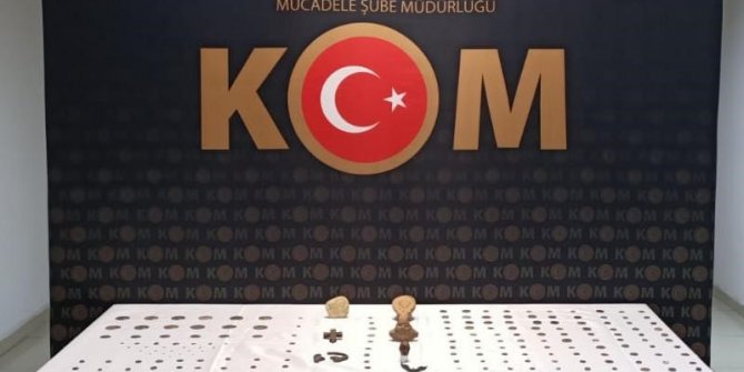 Çorum'da tarihi eser kaçakçıları suçüstü yakandı