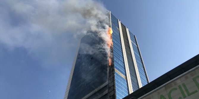 Ankara'da korkutan yangın!