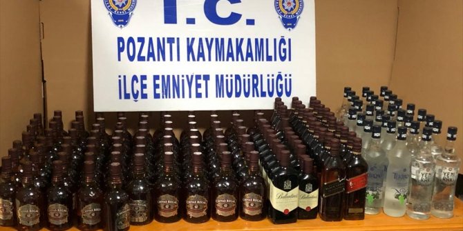 Adana'da kaçak ve sahte içki operasyonu