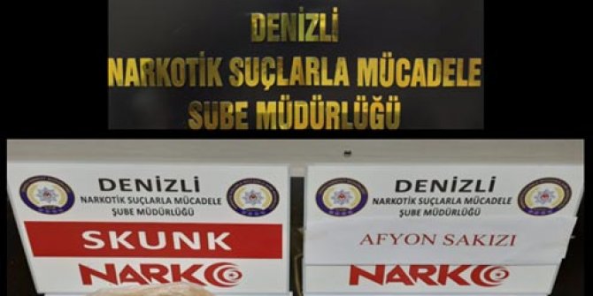 Denizli'de uyuşturucuya 5 tutuklama