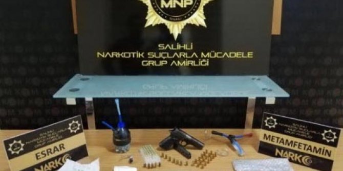Salihli'de uyuşturucuya 6 tutuklama