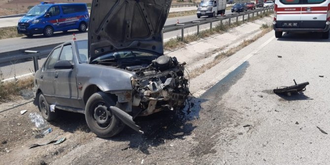 Kırıkkale’de trafik kazası, 4 yaralı