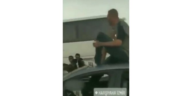 'Trafik magandası'nın ehliyetine el konuldu