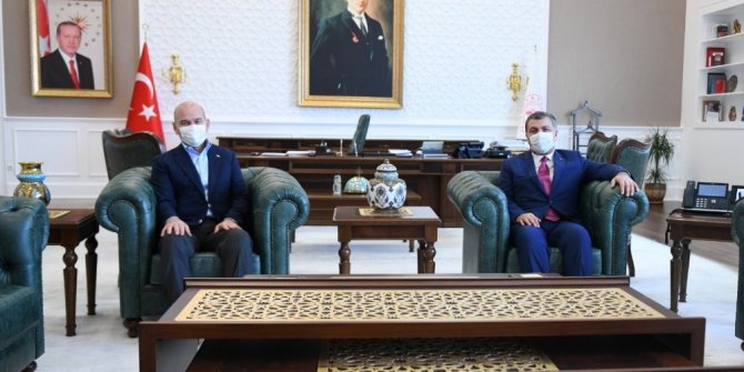 Soylu ve Koca, Kurban Bayramı tedbirleri için bir araya geldi