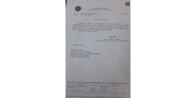 Ardahan Üniversitesi’nde garip tez