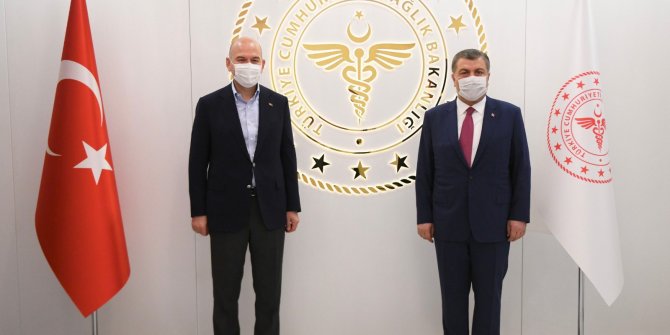 Bakan Koca, İçişleri Bakanı Soylu ile görüştü
