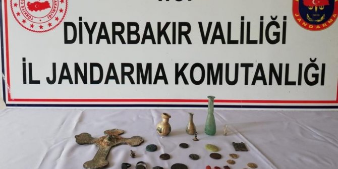 Diyarbakır’da tarihi eser kaçakçılığı operasyonu
