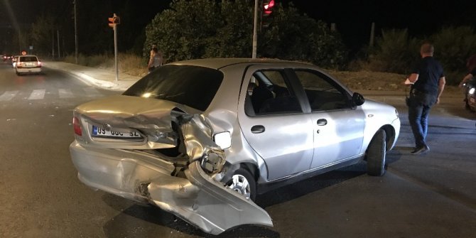 Babasının kiraladığı otomobili çaldı, polis otosuna çarpınca yakalandı