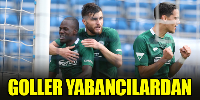 Konyaspor’un golleri yabancılardan geldi