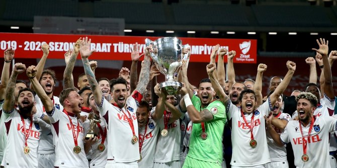 Trabzonspor, kupasını aldı