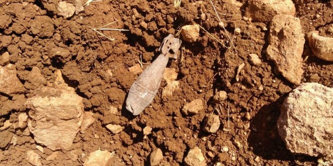 Siirt’te patlamamış havan mühimmatı bulundu
