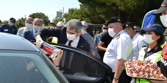 Bakan Yardımcısı İnce, Salihli'de trafik denetimine katıldı