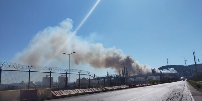 Star Rafineri içerisindeki yangın kontrol altına alındı