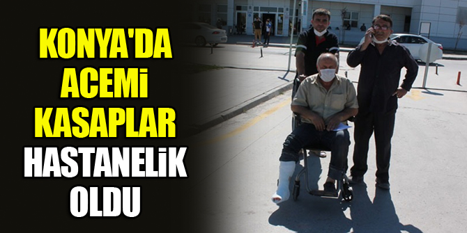 Konya'da "acemi kasaplar" hastanelik oldu