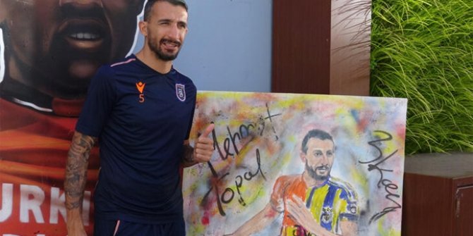 Mehmet Topal'a anlamlı hediye