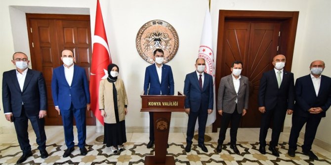 Bakan Kurum Vali Özkan'ı ziyaret etti
