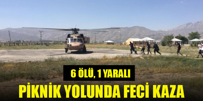 Hakkari'de minibüs, şarampole devrildi: 6 ölü, 1 yaralı