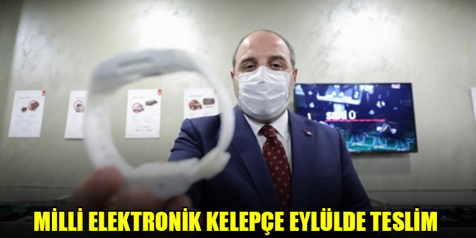 Milli elektronik kelepçe eylülde teslim