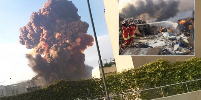 Beyrut'ta çok şiddetli patlama: 63 ölü, 2 bin 700 yaralı