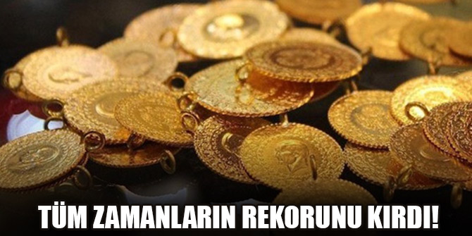 Altın tüm zamanların rekorunu kırdı!