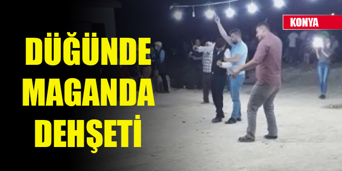 Sosyal mesafeye uyulmayan düğünde magandalar, küçük çocuklara ateş açtırdı