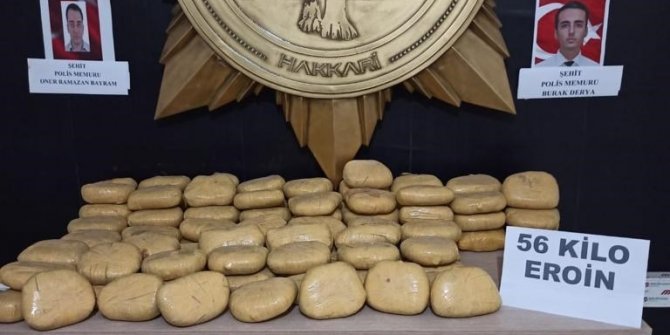 Şehit polislerin adının verildiği operasyonda 81.8 kilogram uyuşturucu yakalandı