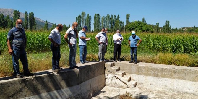 KOSKİ Genel Müdürü Demir, Kızılca Göletinde incelemelerde bulundu