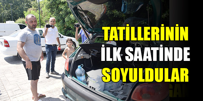 Konya'dan Antalya'ya giden aile tatillerinin ilk saatinde soyuldu